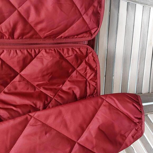 Red Padded Hooded Jacket | All In Motion | S - Picture 3 of 6